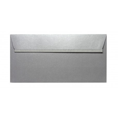 Set de 25 enveloppes 11x22 - Rose argentée (iridescent)