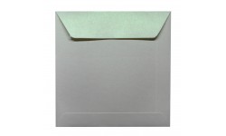 Set of 25 envelopes 14x14 - Yellow Lotus (iridescent)